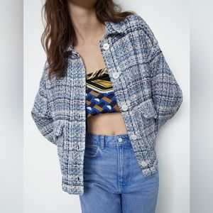 Zara Tweed Light Weight Jacker